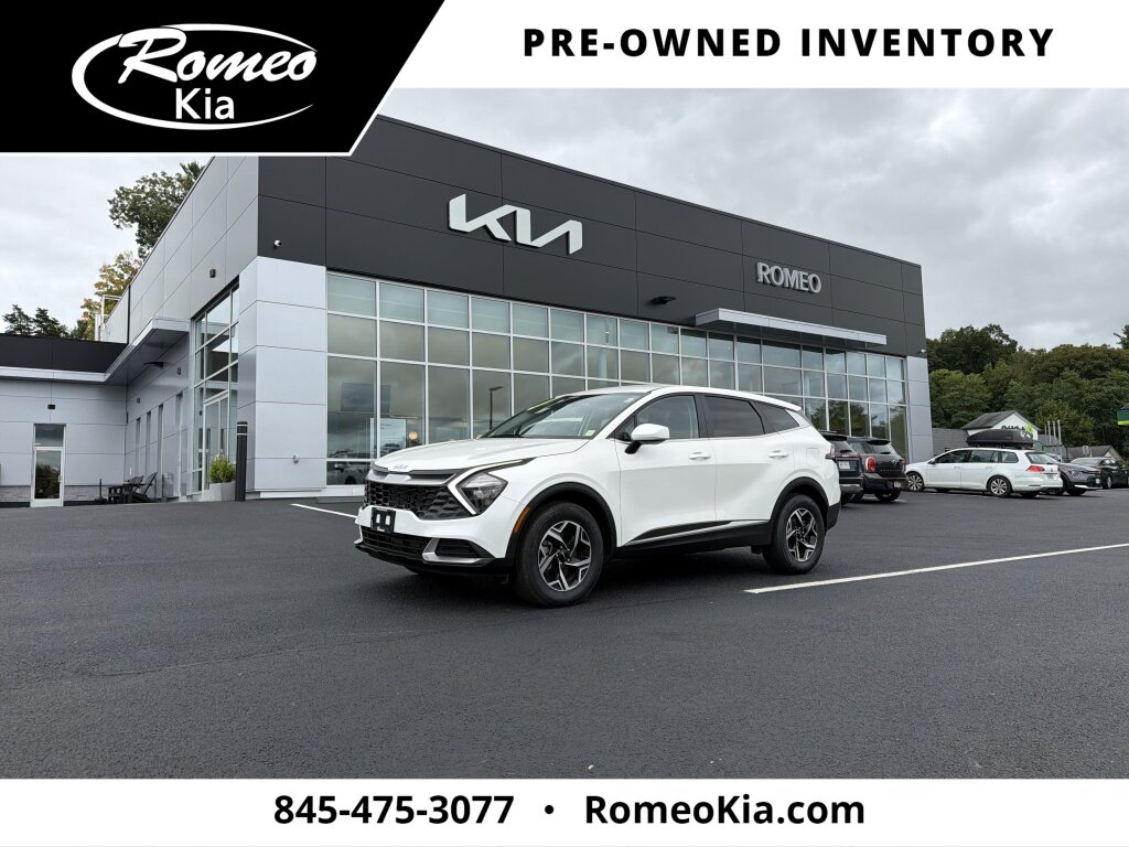 Snow White Pearl 2023 Kia Sportage SUV / Crossover All-Wheel Drive 8-Speed Automatic Overdrive