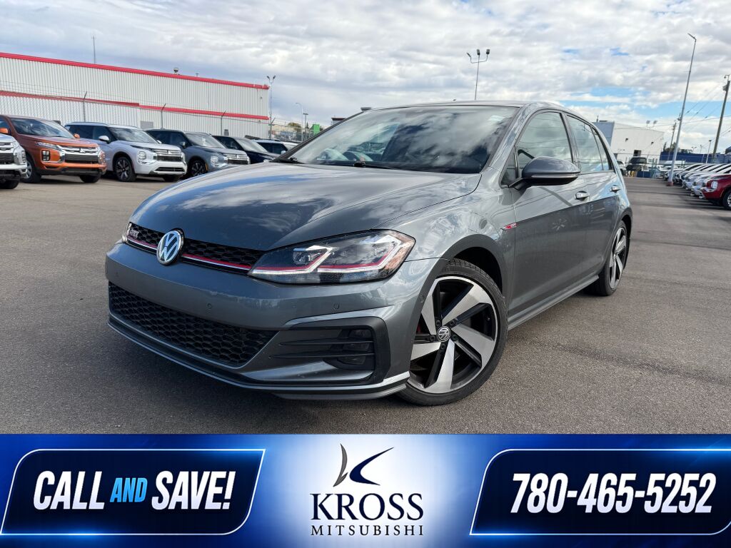 Gray (Platinum Grey Metallic) 2020 Volkswagen Golf GTI Hatchback Front-Wheel Drive 7-Speed Automatic Overdrive