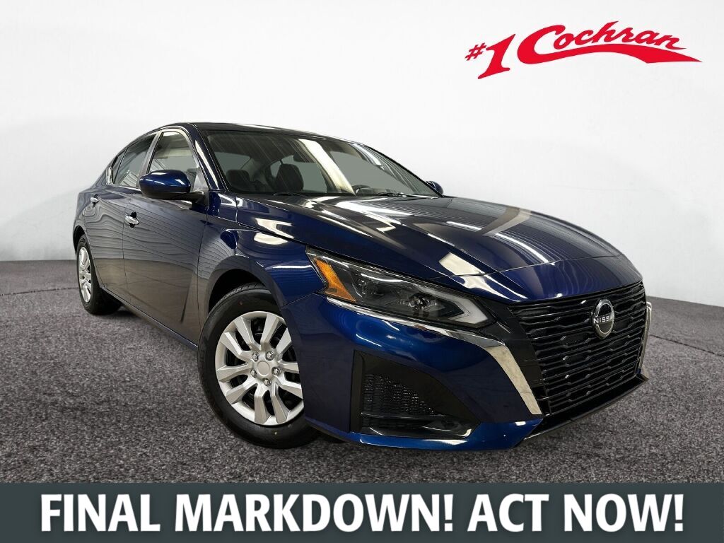 Deep Blue Pearl 2023 Nissan Altima Sedan Front-Wheel Drive Continuously Variable Transmission