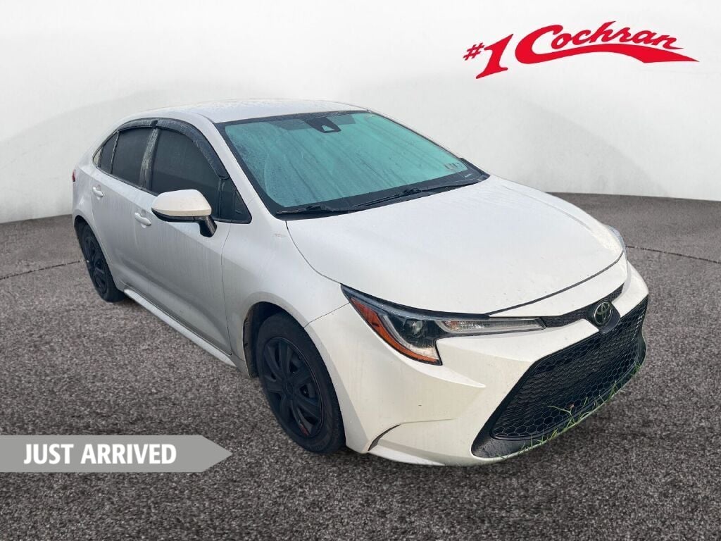 White (Blizzard Pearl) 2021 Toyota Corolla Sedan Front-Wheel Drive Continuously Variable Transmission