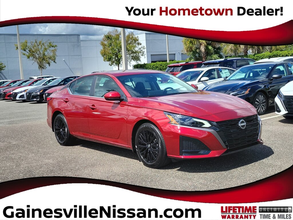 Red (Scarlet Ember Tintcoat) 2026 Nissan Altima Sedan Front-Wheel Drive Continuously Variable Transmission