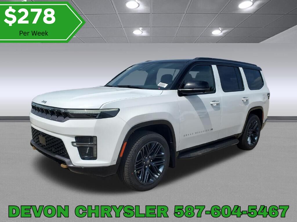 BRIGHT WHITE CLEAR COAT 2026 Jeep Grand Wagoneer SUV / Crossover Four-Wheel Drive 8-Speed Automatic