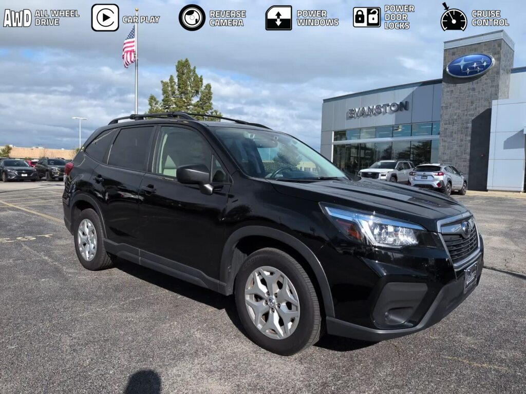 Crystal Black Silica 2020 Subaru Forester SUV / Crossover All-Wheel Drive Continuously Variable Transmission