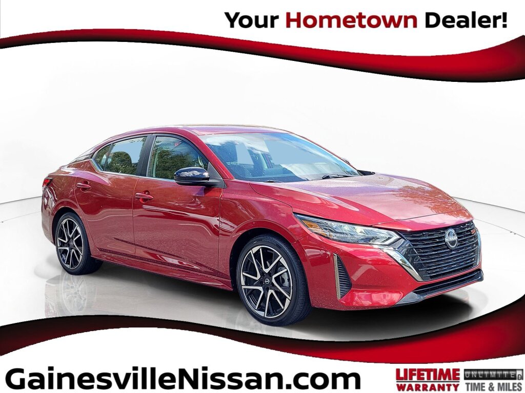 Red (Scarlet Ember Tintcoat) 2025 Nissan Sentra Sedan Front-Wheel Drive