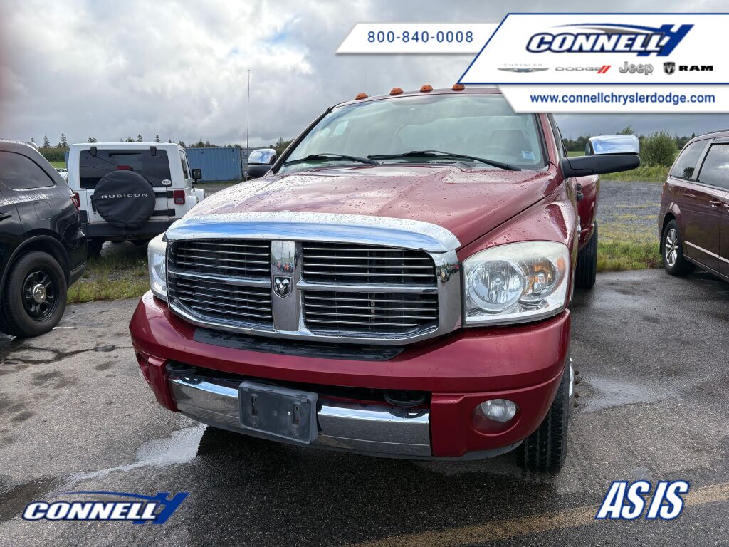 Red 2007 Dodge RAM 3500 Pickup Truck Automatic