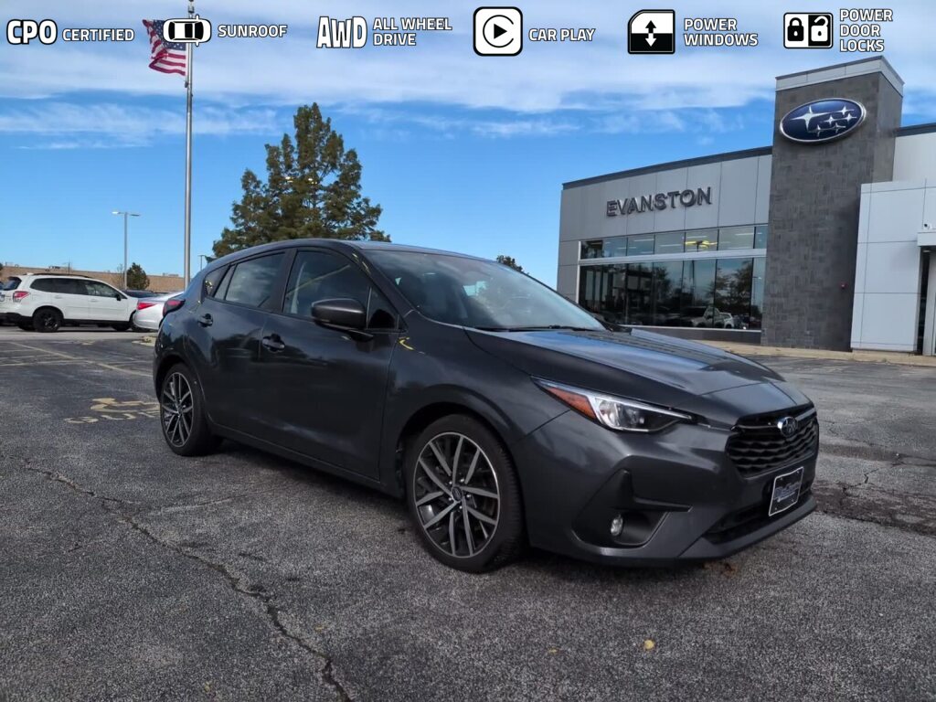 Magnetite Gray Metallic 2024 Subaru Impreza Wagon All-Wheel Drive Continuously Variable Transmission
