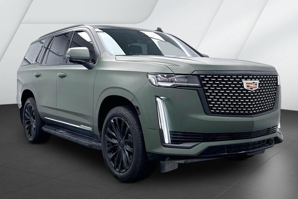 Gray (Satin Steel Metallic) 2022 Cadillac Escalade SUV / Crossover Four-Wheel Drive Automatic