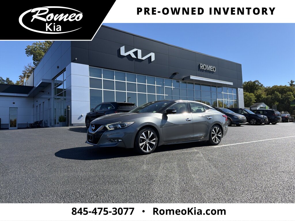 Gray (Gun Metallic) 2017 Nissan Maxima Sedan Front-Wheel Drive Continuously Variable Transmission