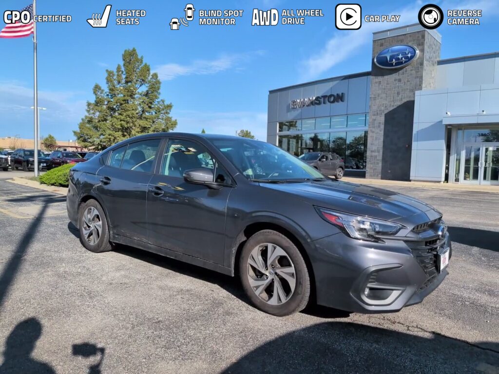 Magnetite Gray Metallic 2024 Subaru Legacy Sedan All-Wheel Drive Continuously Variable Transmission
