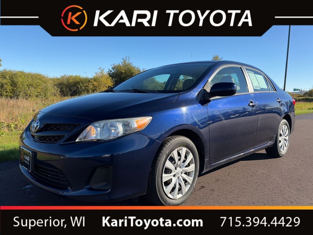 Dark Blue 2012 Toyota Corolla Sedan Front-Wheel Drive 4-Speed Automatic