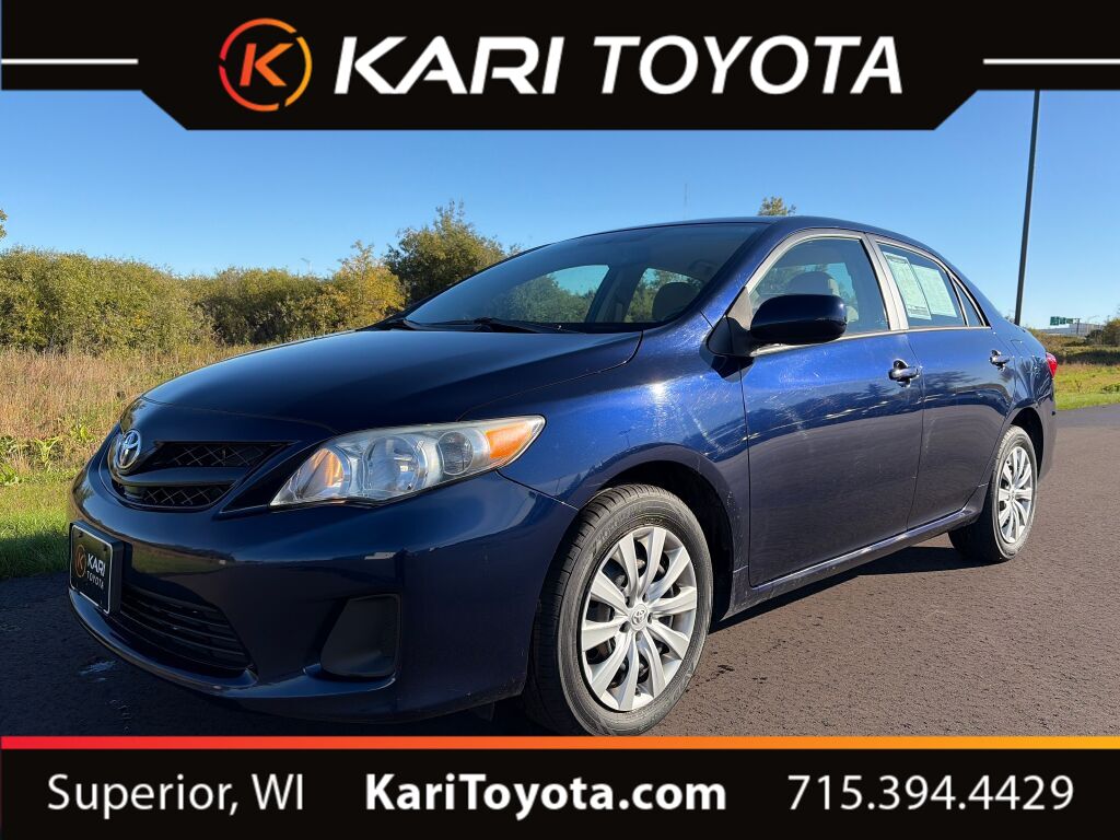 Dark Blue 2012 Toyota Corolla Sedan Front-Wheel Drive 4-Speed Automatic