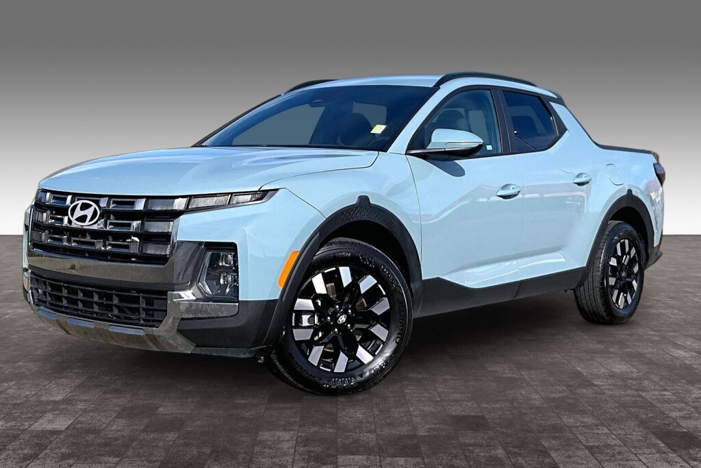Blue 2025 Hyundai Santa Cruz Pickup Truck Automatic