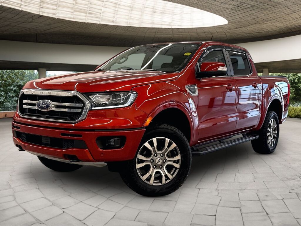Red 2019 Ford Ranger Pickup Truck Four-Wheel Drive Automatic