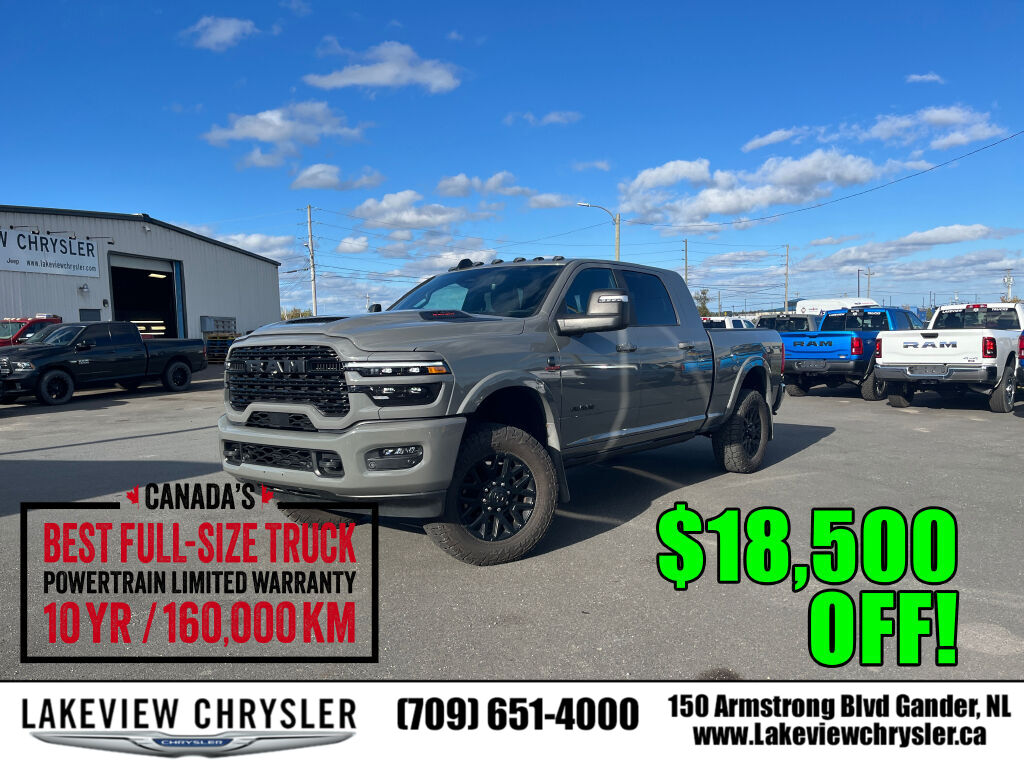 Gray (Ceramic Grey) 2026 RAM 2500 Pickup Truck Four-Wheel Drive Automatic
