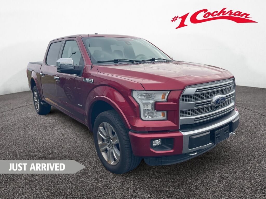 Ruby Red Metallic Tinted Clearcoat 2015 Ford F-150 Pickup Truck Four-Wheel Drive 6-Speed Automatic