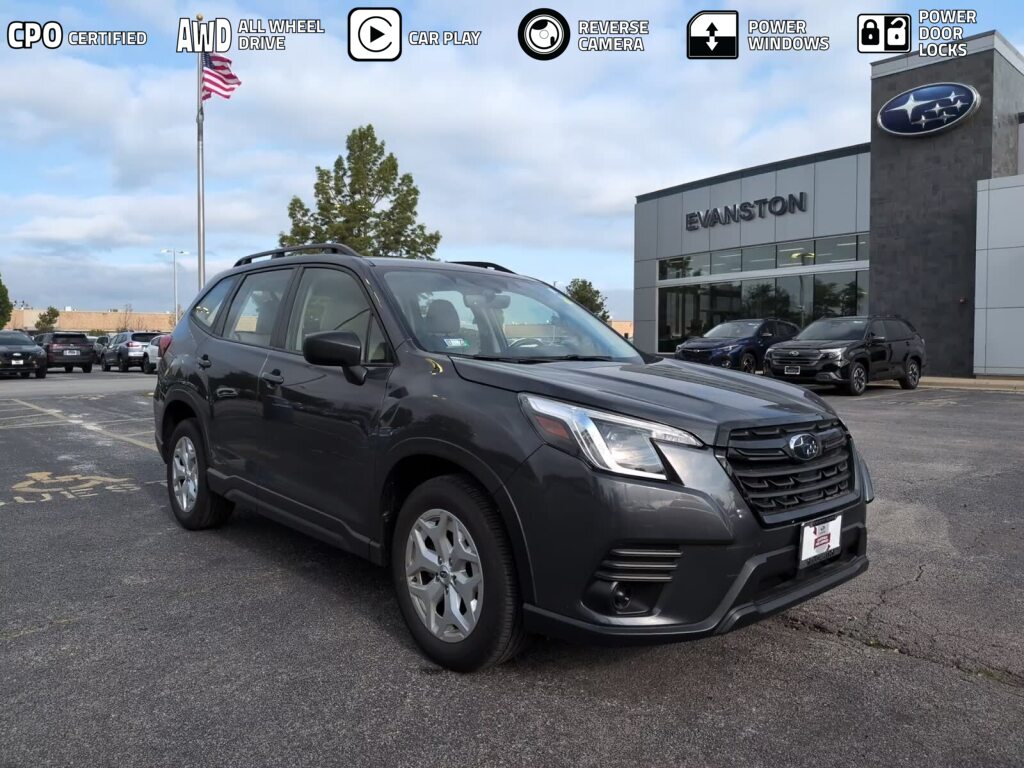 Magnetite Gray Metallic 2023 Subaru Forester SUV / Crossover All-Wheel Drive Continuously Variable Transmission
