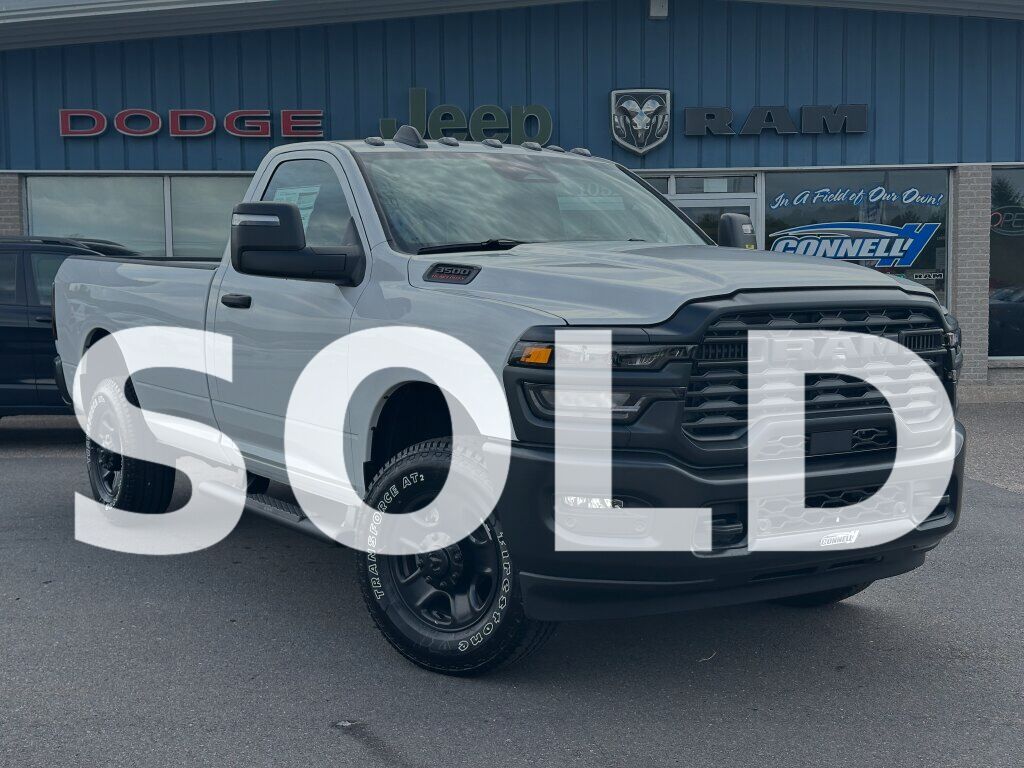 BRIGHT WHITE 2026 RAM 3500 Pickup Truck Four-Wheel Drive 8-Speed Automatic