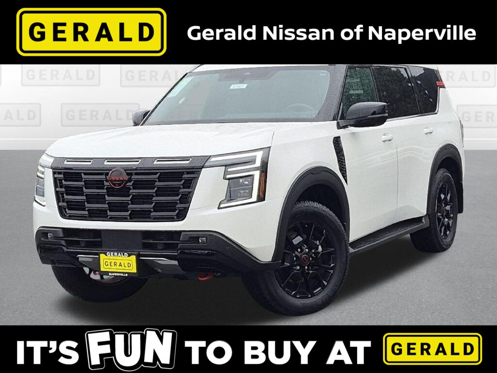 Aspen White Tricoat 2025 Nissan Armada SUV / Crossover Four-Wheel Drive 9-Speed Automatic
