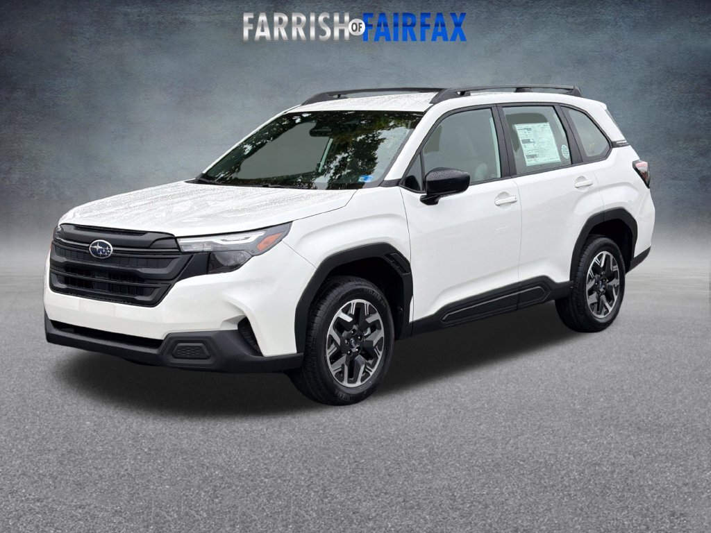 Crystal White Pearl 2026 Subaru Forester SUV / Crossover All-Wheel Drive Continuously Variable Transmission