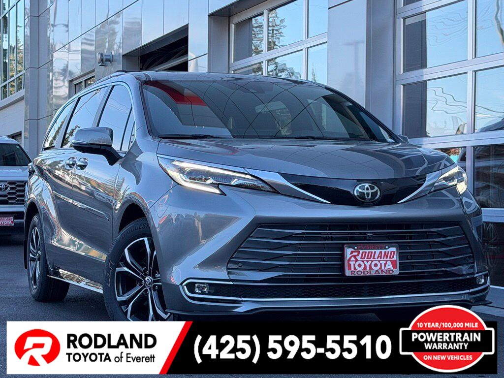 Heavy Metal 2026 Toyota Sienna Minivan All-Wheel Drive Continuously Variable Transmission