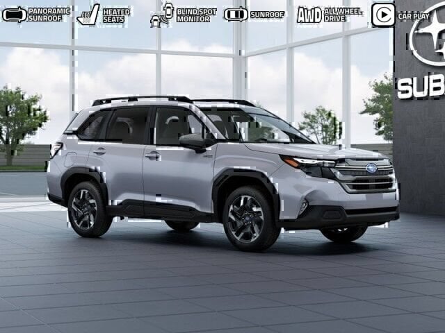 ICE SILVER METALLIC 2026 Subaru Forester Hybrid SUV / Crossover All-Wheel Drive Continuously Variable Transmission