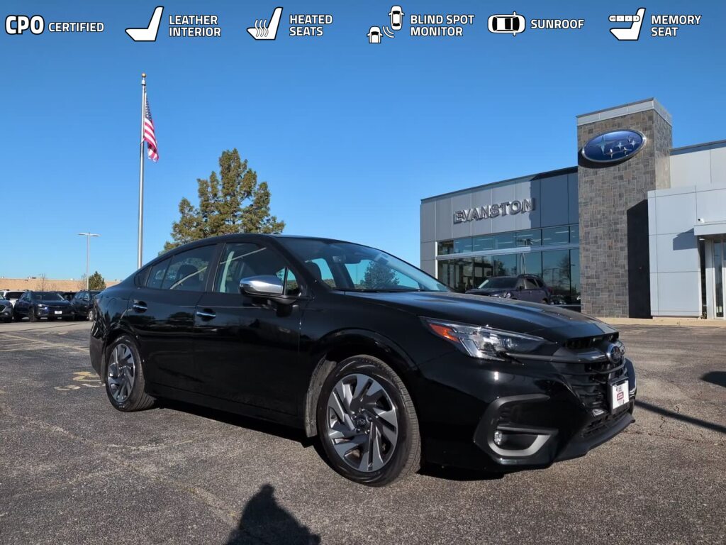 Crystal Black Silica 2024 Subaru Legacy Sedan All-Wheel Drive Continuously Variable Transmission