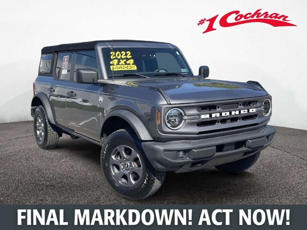 Carbonized Gray 2022 Ford Bronco SUV / Crossover Four-Wheel Drive Automatic