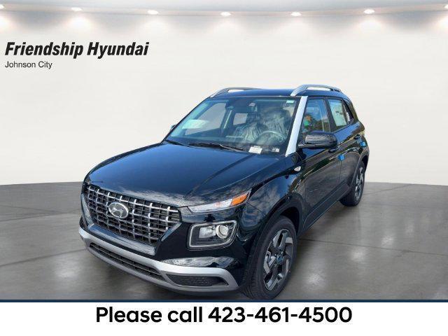 Onyx Black 2026 Hyundai Venue SUV / Crossover Front-Wheel Drive Continuously Variable Transmission