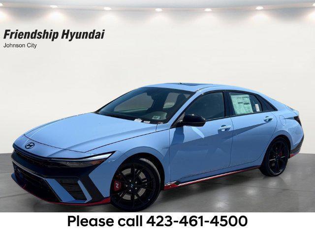 Performance Blue 2026 Hyundai Elantra N Sedan Front-Wheel Drive 8-Speed Automatic