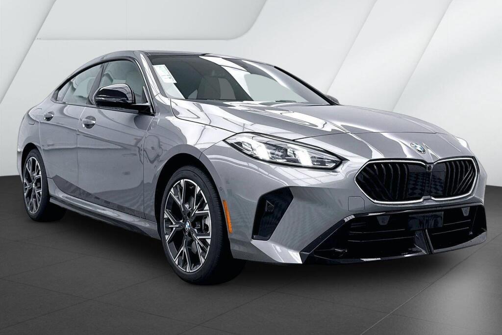 Gray (Skyscraper Grey Metallic) 2026 BMW 2 Series Sedan All-Wheel Drive 7-Speed Dual Clutch