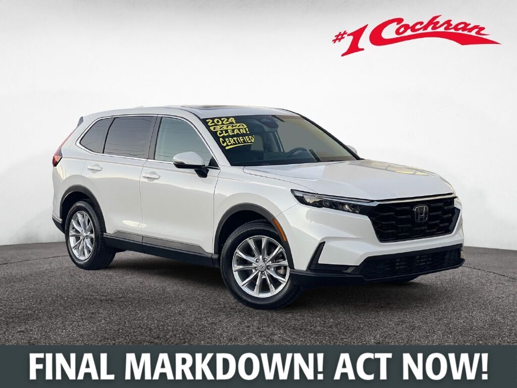 Platinum White Pearl 2024 Honda CR-V SUV / Crossover All-Wheel Drive Continuously Variable Transmission