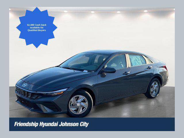 Ecotronic Gray 2026 Hyundai Elantra Sedan Front-Wheel Drive Continuously Variable Transmission