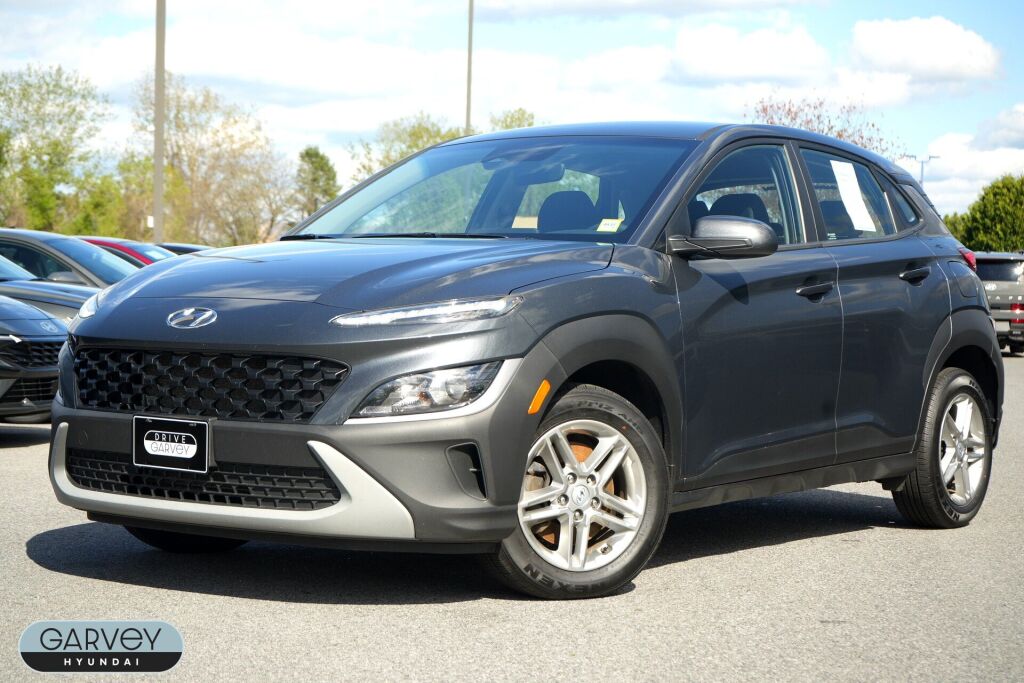Blue 2022 Hyundai Kona SUV / Crossover All-Wheel Drive Continuously Variable Transmission