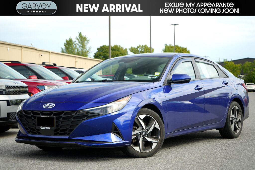Blue 2023 Hyundai Elantra Sedan Front-Wheel Drive Continuously Variable Transmission