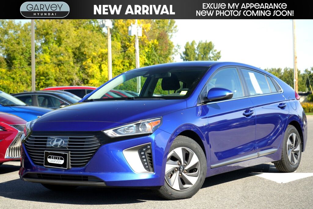 Blue 2019 Hyundai Ioniq Hybrid Hatchback Front-Wheel Drive 6-Speed Dual Clutch