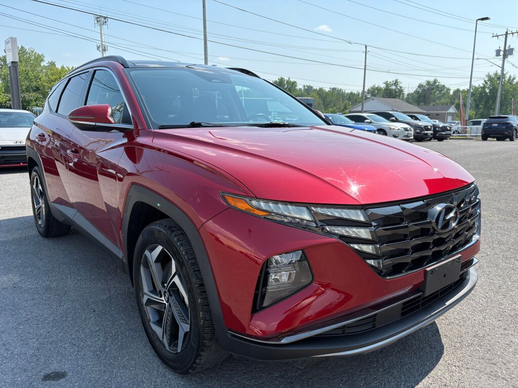 Crimson Red 2022 Hyundai Tucson Hybrid SUV / Crossover 6-Speed Automatic