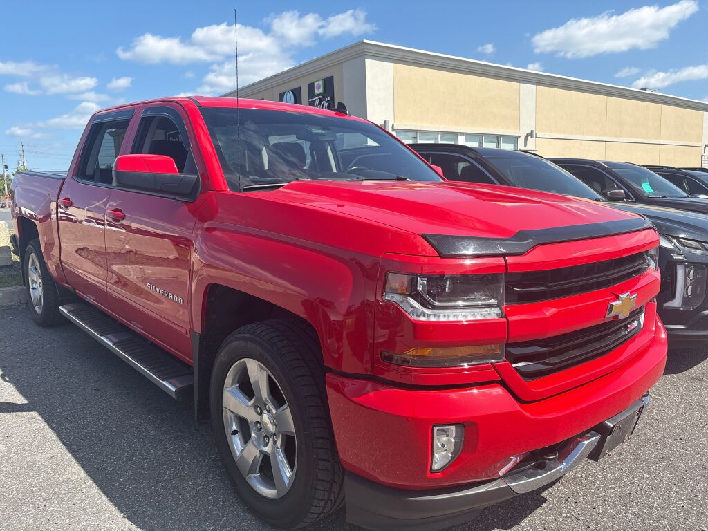Red Hot 2017 Chevrolet Silverado 1500 Pickup Truck Four-Wheel Drive 6-Speed Automatic Overdrive
