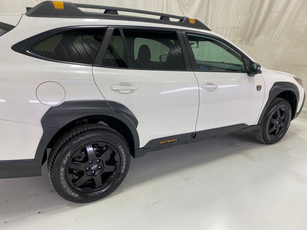 2023 Subaru Outback Wilderness Crystal White Pearl at Rafferty Subaru