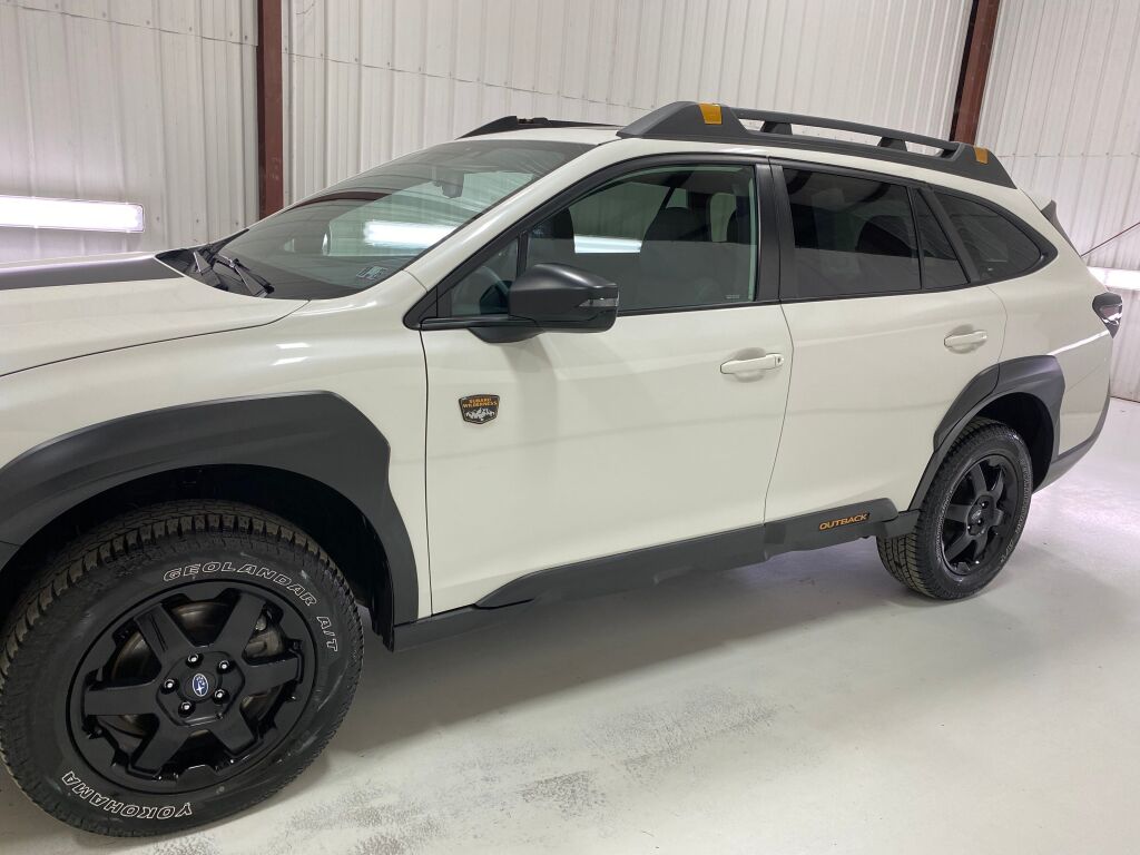 2023 Subaru Outback Wilderness Crystal White Pearl at Rafferty Subaru