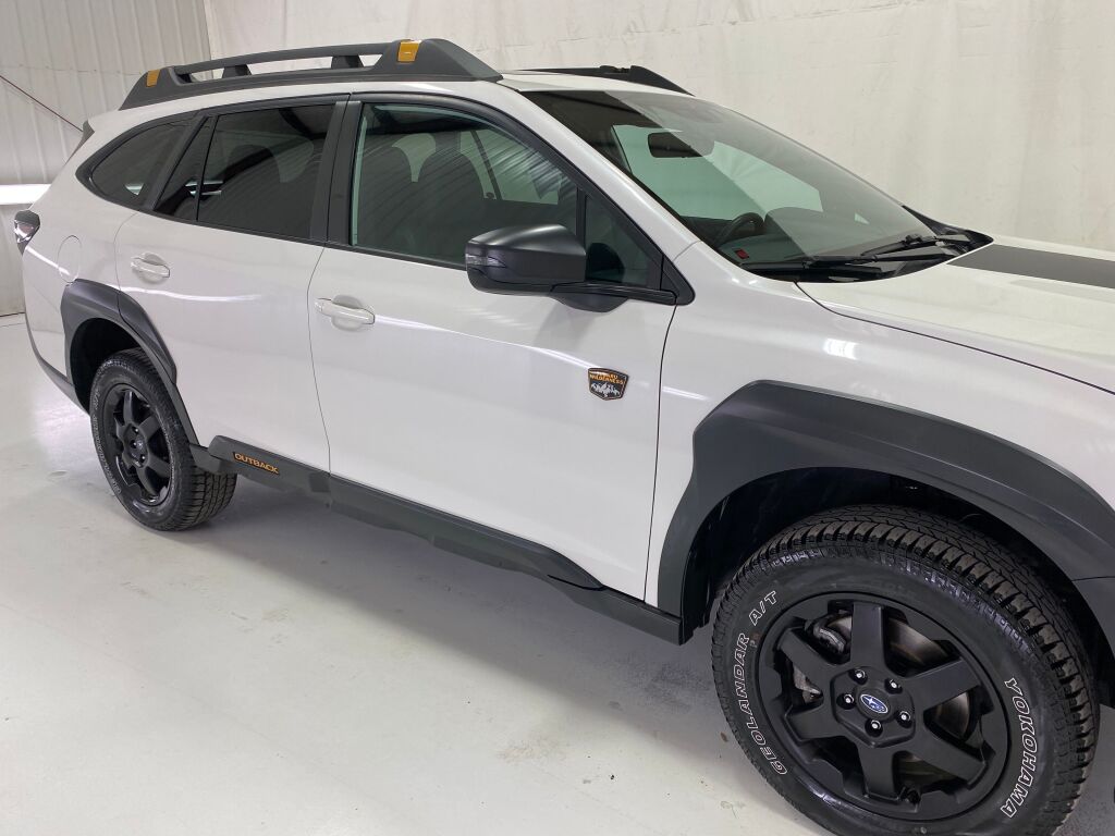 2023 Subaru Outback Wilderness Crystal White Pearl at Rafferty Subaru