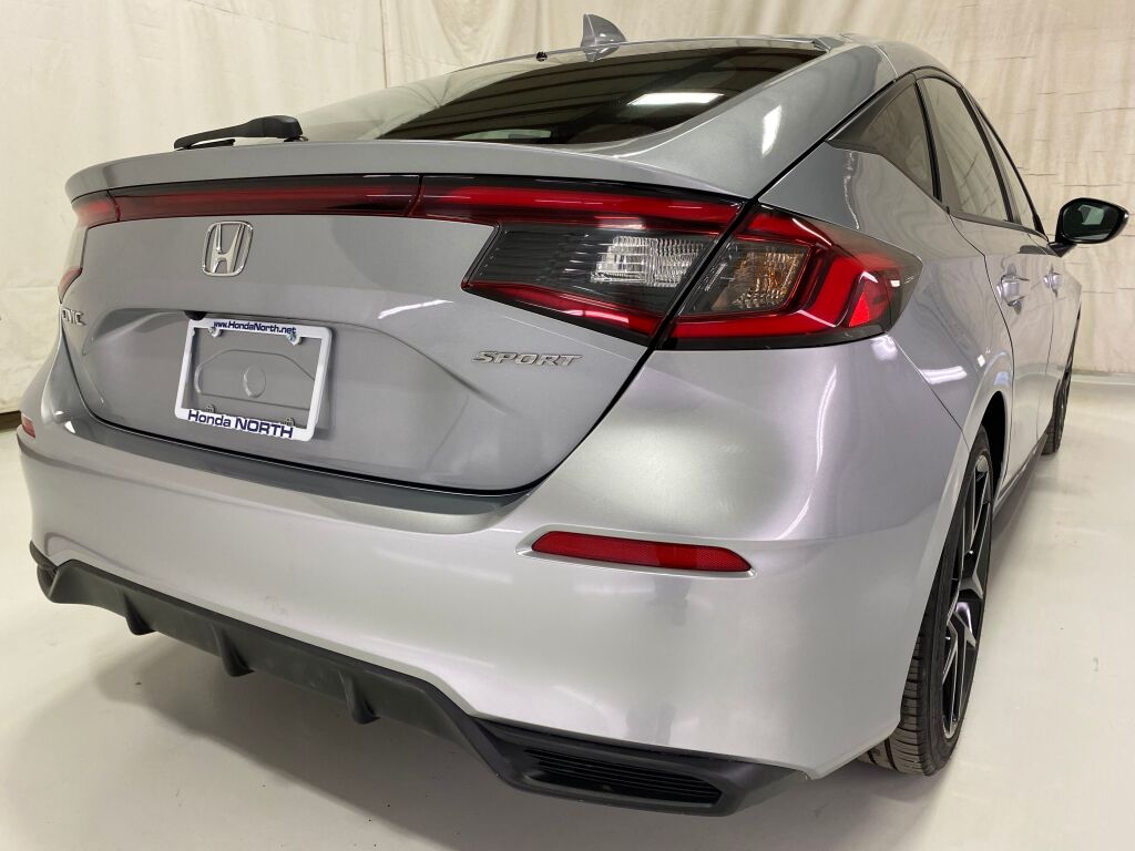 2023 Honda Civic Sport Lunar Silver Metallic at Honda North