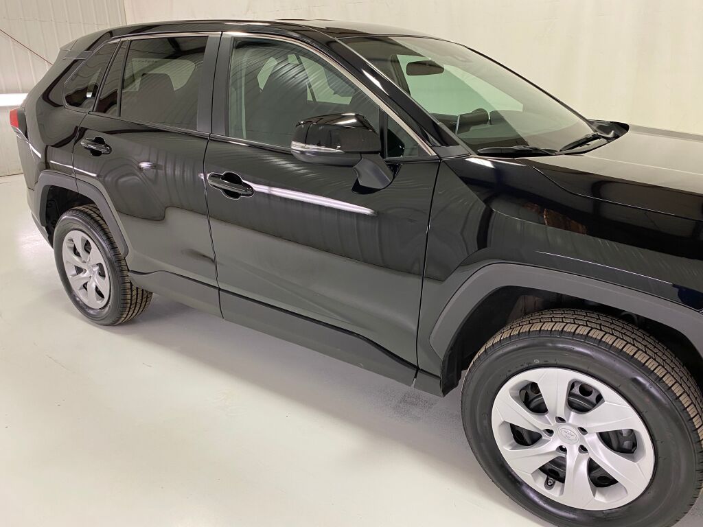 2023 Toyota RAV4 LE Midnight Black Metallic at Subaru and VW of Moon Township