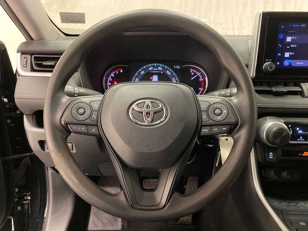 2023 Toyota RAV4 LE Midnight Black Metallic at Subaru and VW of Moon Township