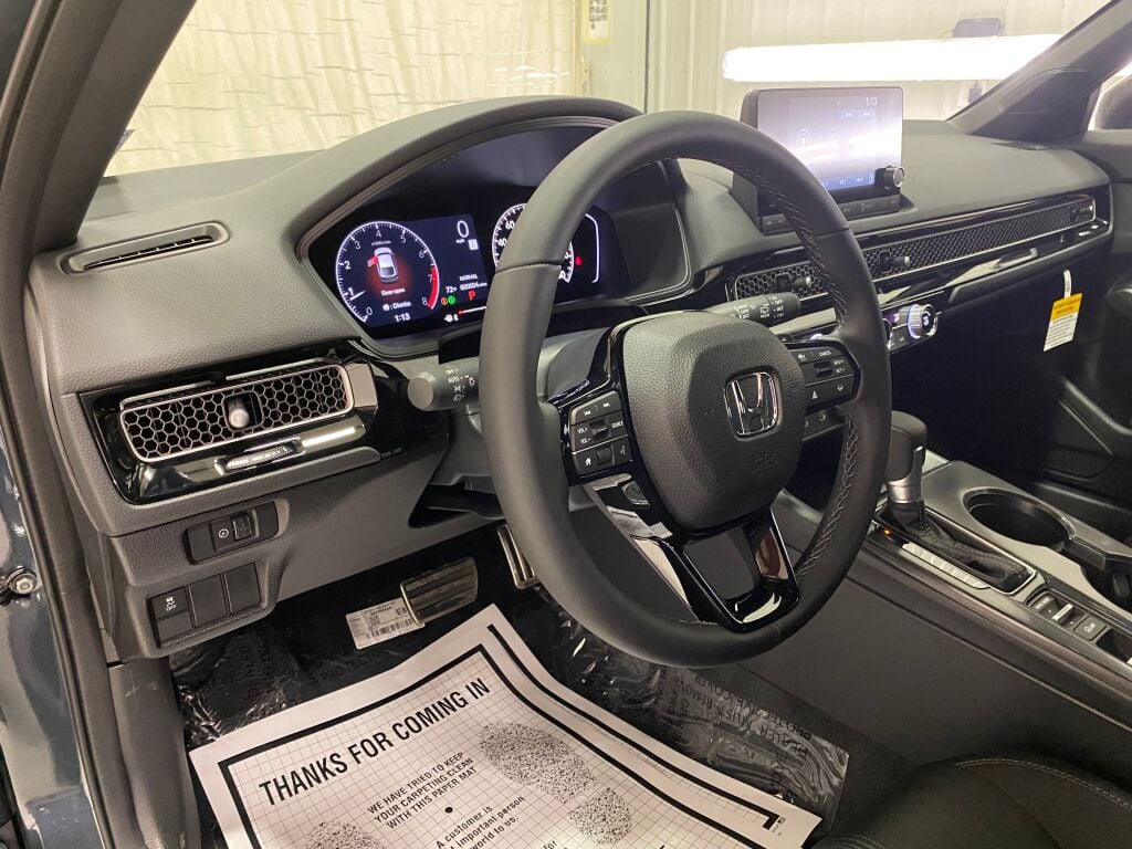 2026 HONDA Civic Hatchback Sport Meteorite Gray Metallic at Honda North