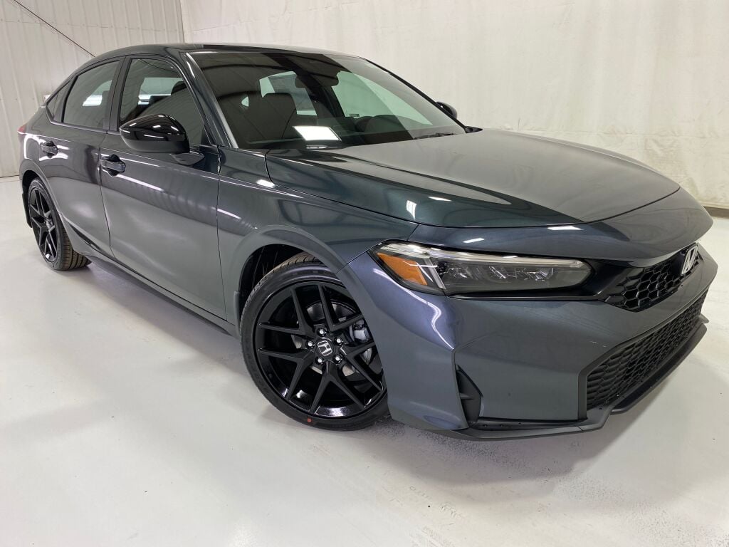 2026 HONDA Civic Hatchback Sport Meteorite Gray Metallic at Honda North
