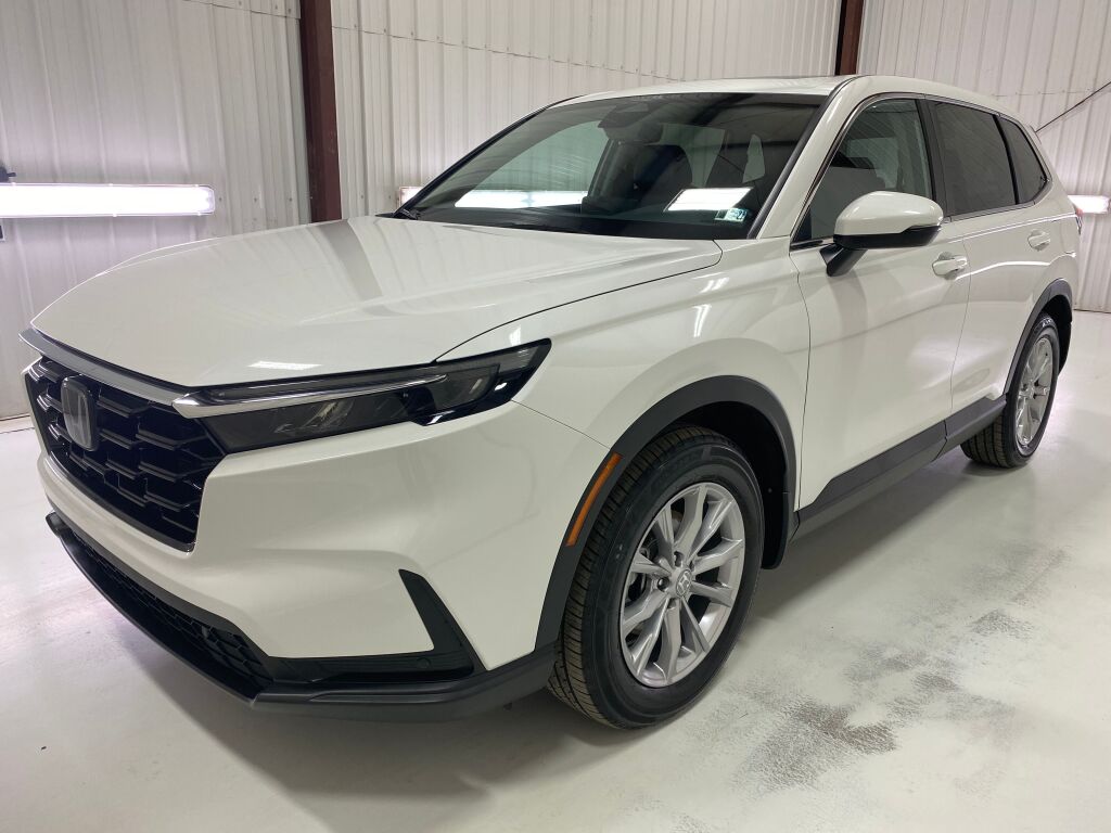 2025 Honda CR-V EX-L Platinum White Pearl at Rochrich Mazda