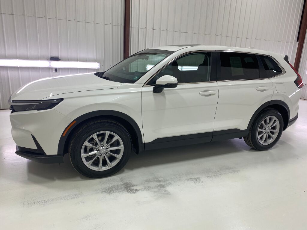 2025 Honda CR-V EX-L Platinum White Pearl at Rochrich Mazda