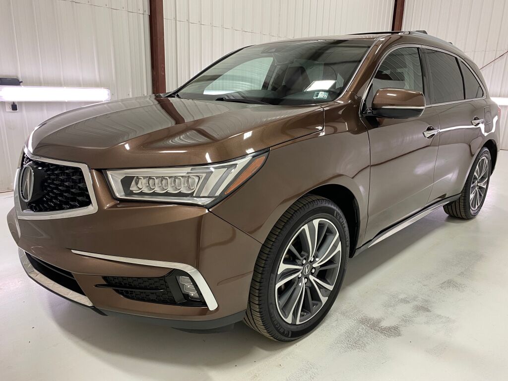 2019 Acura MDX 3.5L Technology Package Canyon Bronze Metallic at Phil Fitts Ford