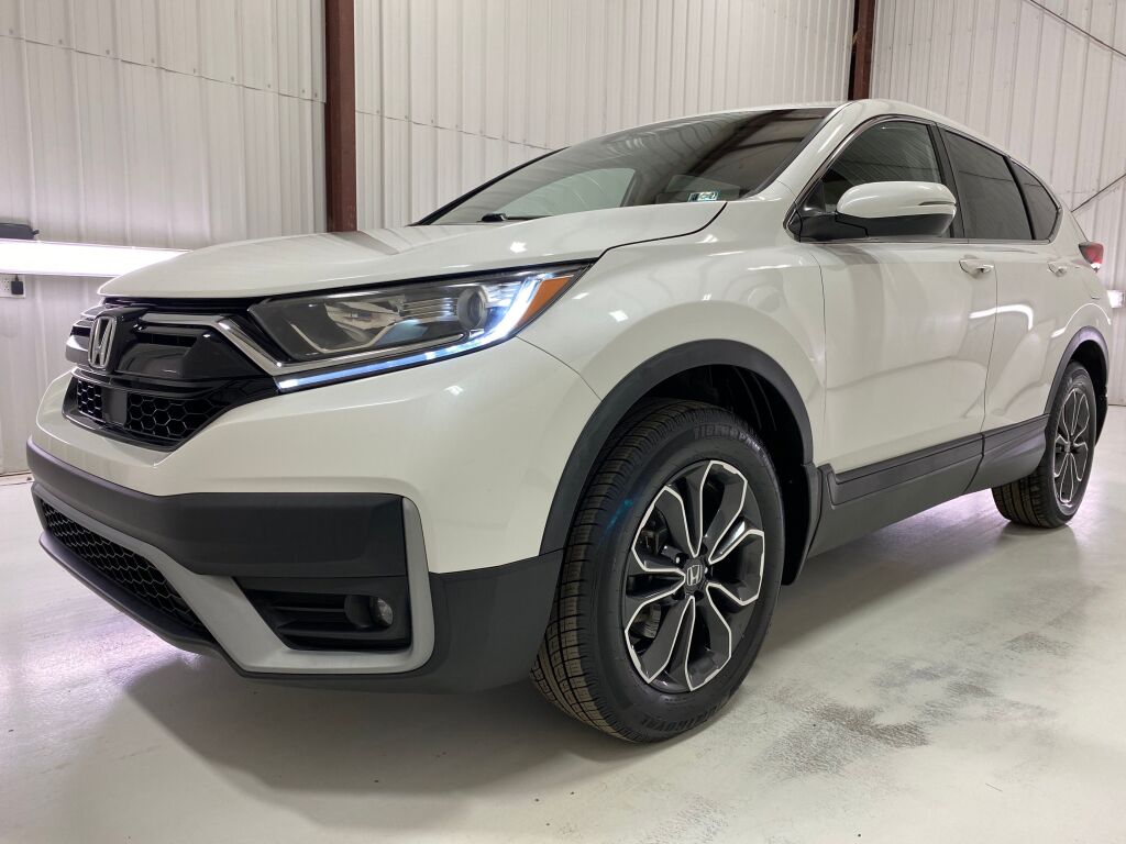 2020 Honda CR-V EX Platinum White Pearl at Bob Ruth Ford