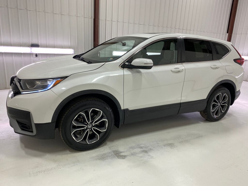 2020 Honda CR-V EX Platinum White Pearl at Bob Ruth Ford